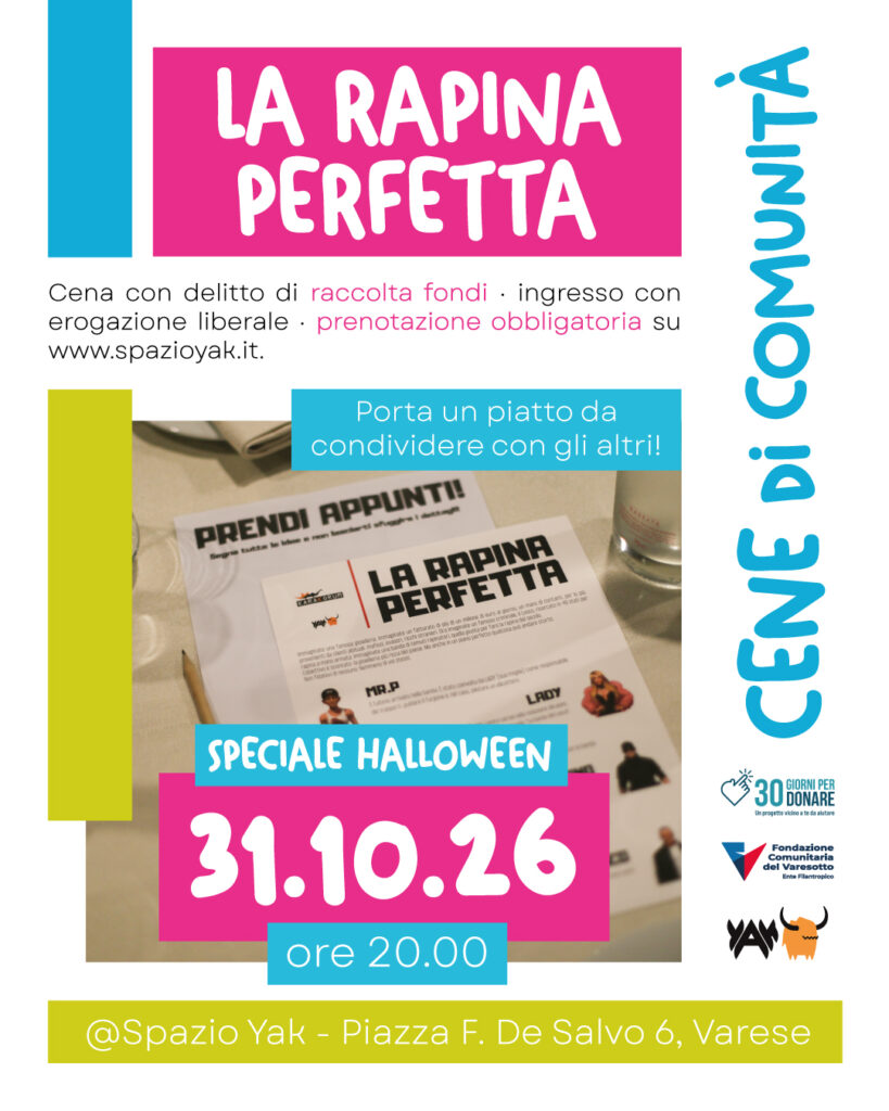 Cena di comunità_31 ottobre 2026
